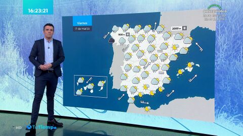 (16-03-23) Lluvias localmente persistentes en el oeste de Galicia