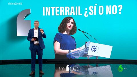 (09-05-23) Ayuso, de defender el Interrail a acusar a Sánchez de "comprar a los jóvenes" con esta medida