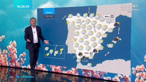 (18-05-23) Chubascos y tormentas localmente fuertes en la zona de Levante, Andalucía oriental y norte de Mallorca