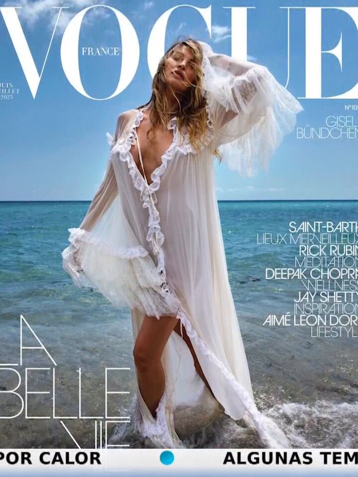 Las espectaculares fotos de Gisele Bundchen en 'Vogue' meses