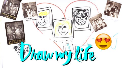Los mejores momentos de Roomies en un 'Draw my life'