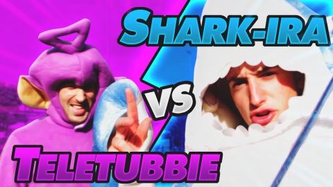 Shark-ira vs Teletubbie | Retos en Mallorca feat ByViruZz
