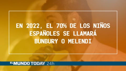 Noticias 'El Mundo Today': En 2022 los niños españoles se llamaran Bunbury o Melendi
