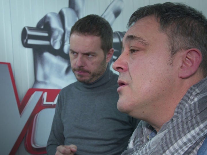 Más Voz Andrés Balado y Ángel Cortés es la pareja más rara y sorprendente de la Batalla final Más Voz Andrés Balado y Ángel Cortés es la pareja más rara y sorprendente de la Batalla final