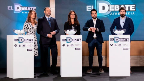 Sorteo de 'El Debate de Atresmedia'