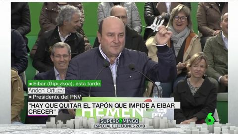 Andoni Ortuzar tira de sacacorchos para "quitar el tapón" del PSOE que gobierna en Eibar
