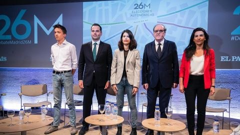 Los pactos marcan el debate de los candidatos a la Comunidad de Madrid: la izquierda quiere un Gobierno progresista