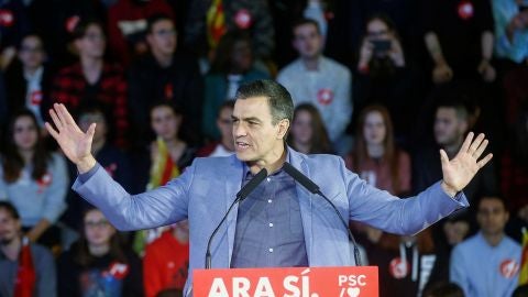 Pedro Sánchez hace un llamamiento al voto "masivo" para las elecciones generales 2019