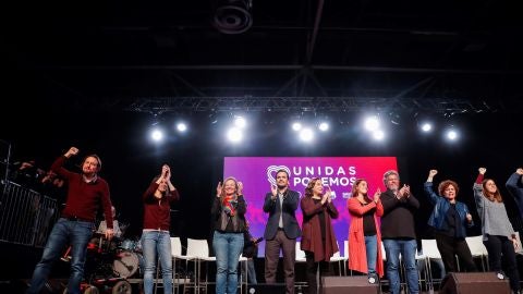 Unidas Podemos, al ritmo del "No pasarán" en el cierre de la campaña para las elecciones generales 2019