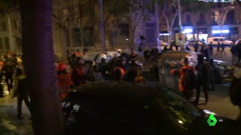 Tensión en las calles de Barcelona en la jornada de reflexión