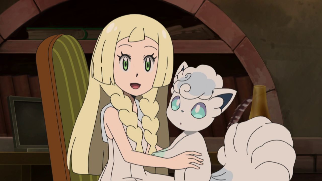 Pokémon - Temporada 22 - Capítulo 35: ¡Gladion/Gladio y Lillie/Lylia!  ¡¡Persiguiendo al fantasma de un padre!!