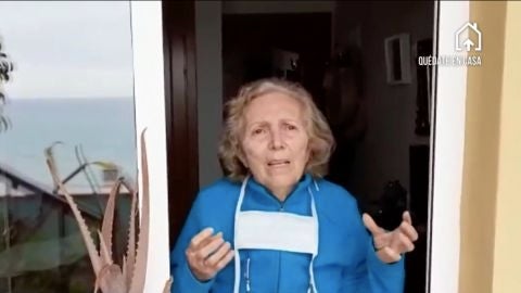 El mensaje esperanzador de una mujer de 82 años que ha superado el coronavirus: "Se puede salir, no os vengáis abajo"