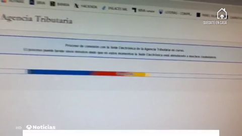 La página web de Hacienda se colapsa en el arranque de la campaña de la renta marcada por el coronavirus