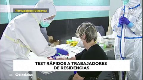 Así se realizan los test rápidos de coronavirus en un centro no sanitario