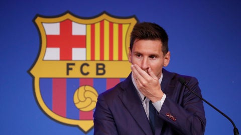 Rueda de prensa de Messi