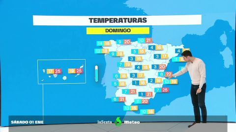 (01-01-22) Temperaturas sin cambios y heladas en Pirineos