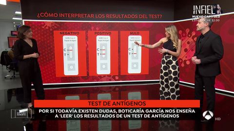 (02-01-22) La doctora Marián García explica cómo interpretar un test de antígenos en casa y qué son los 'positivos tímidos'