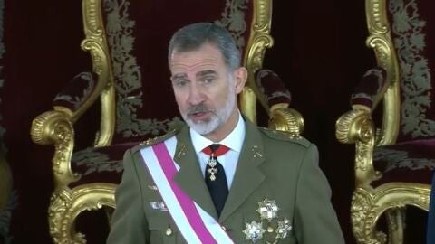(06-01-22) El rey Felipe VI honra "la memoria de las víctimas del terrorismo" de ETA en la Pascua Militar