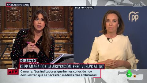 (29-04-22) Gamarra explica el 'no' al decreto anticrisis que baja el precio del combustible: "Nos debemos a los españoles que lo pasan mal"