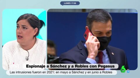 (02-05-22) La crítica de Loreto Ochando a que solo se denuncie en la Audiencia Nacional el espionaje a Sánchez y Robles: "¿Hay líderes de primera y de segunda?"