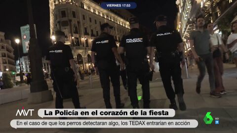La Policía, en el corazón de la fiesta: así trabajan para asegurar los entornos del Orgullo y el Mad Cool de Madrid