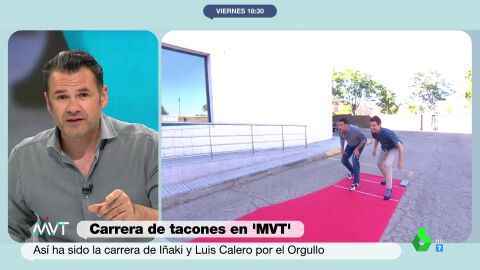 "Ha habido pucherazo": el 'enfado' de Iñaki López tras perder la primera carrera en tacones de laSexta 