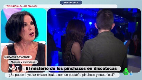 (02-08-22) La abogada Beatriz de Vicente advierte a los autores de los pinchazos: "Es un delito aunque no inoculen sustancias"