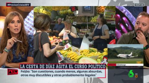 (12-09-22) Díaz insiste en que es "legal" controlar el precio de la cesta de la compra y Garzón advierte: "Ha de garantizar la calidad alimentaria"