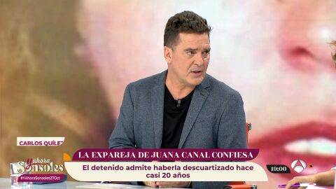 Carlos Quílez  sobre el criminal de Juana Canal: "Los amigos del presunto asesino dicen que era una bellísima persona"