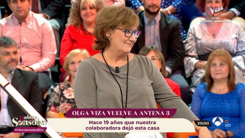 El caluroso recibimiento a Olga Viza en su regreso a Antena 3: "Es un honor que estés aquí"