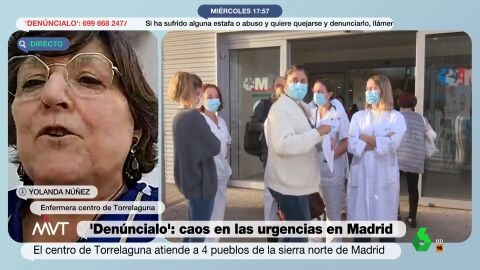 (02-11-22) Así vive una enfermera madrileña el caótico modelo de urgencias de Ayuso: "Se pasa muchísimo miedo por los pacientes"
