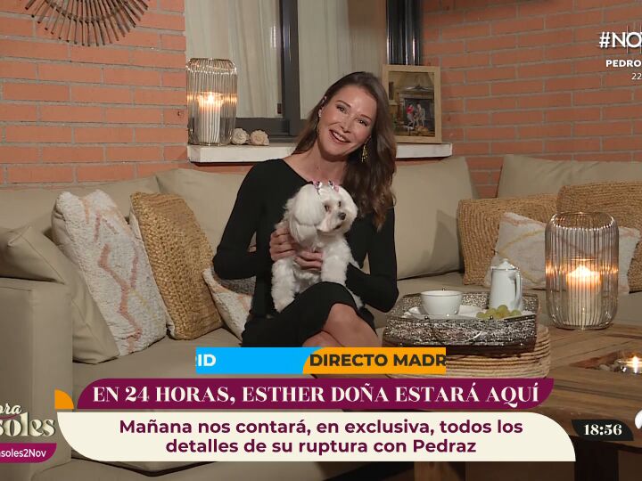 Esther Doña, Un Día Antes De Su Entrevista En 'Y Ahora Sonsoles ...