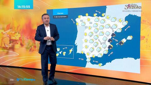 (10-11-22) Precipitaciones fuertes o persistentes en la Comunidad Valenciana, extremo sur de Cataluña, este de Murcia y mitad oeste de Baleares, localmente muy fuertes en el litoral valenciano