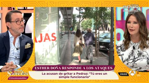 Esther Doña llega a 'Y ahora Sonsoles' zanjar el asunto de su ruptura con el juez Pedraz: "