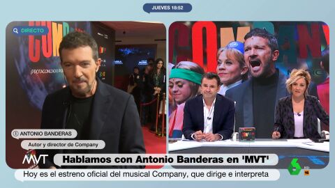 (17-11-22) Antonio Banderas, en 'Más Vale Tarde': "No hay ninguna certeza más que la muerte, todo lo demás es relativo"