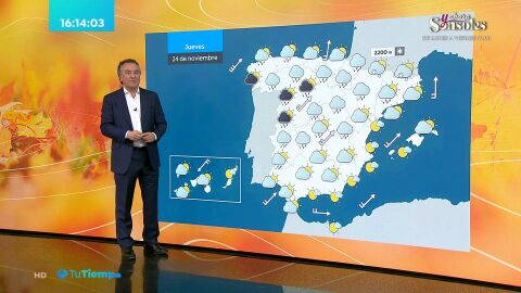 (23-11-22) Precipitaciones abundantes en zonas de Galicia y meseta Norte