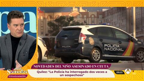 Carlos Quílez, sobre la desaparición del menor ceutí: "La policía ha interrogado dos veces a un sospechoso"