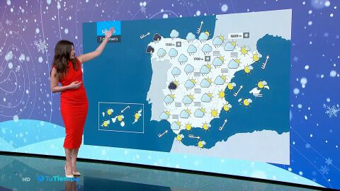 (06-01-23) Precipitaciones localmente fuertes o persistentes en la mitad oeste de Galicia y oeste del sistema Central