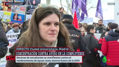 (24-01-23) Marina Mata, Sindicato de estudiantes: "Ayuso es una clasista, hablamos de una machista"