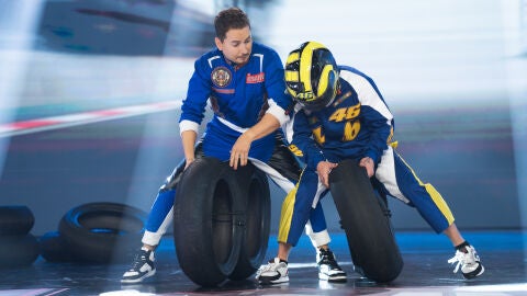 El doble de Valentino Rossi boicotea el baile de Jorge Lorenzo en ‘El Desafío’