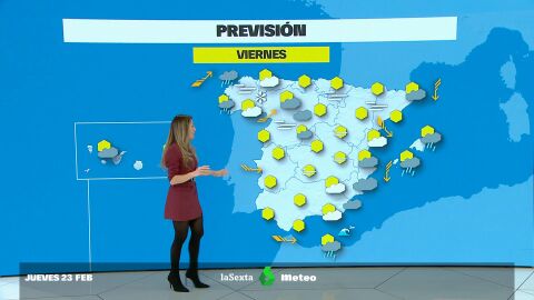 (23-02-23) Nevadas en el noroeste peninsular y Pirineos