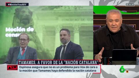 (28-02-23) Ferreras, sobre la elección de Tamames para liderar la moción de censura de Vox: "Es todo un disparate"