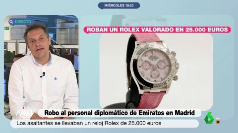 (03-05-23) A punta de pistola y en pleno barrio de Salamanca: así ha sido el robo de un Rolex a un diplomático de Emiratos Árabes
