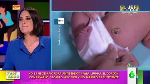 Boticaria García explica cómo curar el cordón umbilical de los bebés 