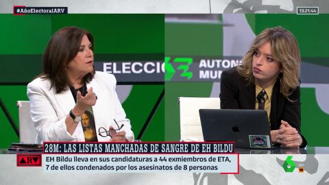 (10-05-23) Lucía Mendez, sobre los candidatos de Bildu que pertenecieron a ETA: "Es una cuestión moral, no política"