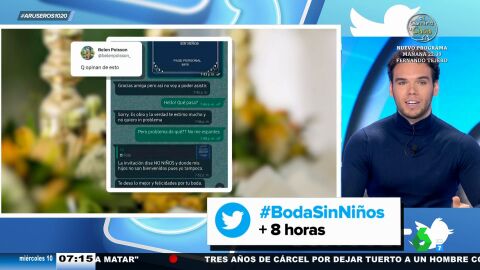 ¿Bodas con o sin niños? Los aruser@s se suman al debate