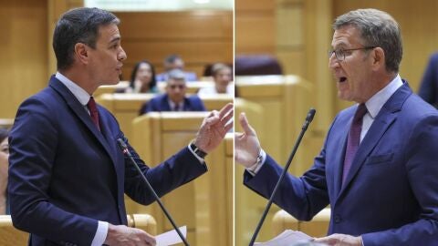 (16-05-23) Feijóo vuelve a pedir a Sánchez no pactar con Bildu y este responde: "ETA, aunque no exista, es lo único que tienen"