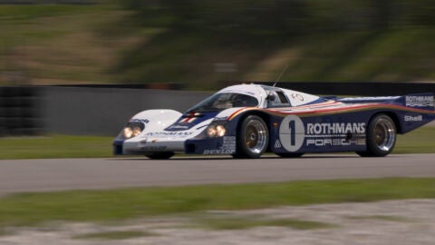 Porsche 956: una leyenda de Le Mans que, técnicamente, podía correr boca abajo