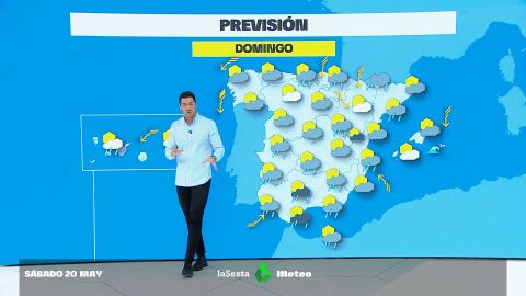 (20-05-23) En Levante, Mallorca, sureste y Andalucía lluvias fuertes 