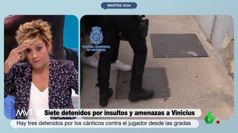 (23-05-23) Cristina Pardo, sobre los insultos racistas a Vinicius: "Si la gente que grita 'uh, uh, uh' supiera lo que parece..."